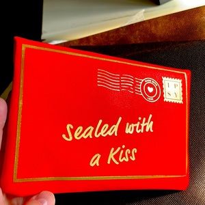 IPSY Brilliant “Sealed With A Kiss” Orange-Red Cosmetic Bag